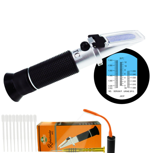 Human Clinical Refractometer Measurement Serum Protein Urine SG RI Tri Scale  ATC